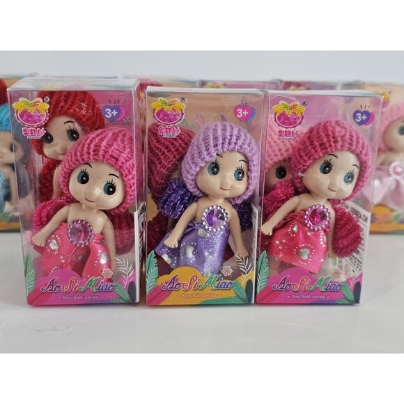 Mini Baby Dolls Exquisite Cute Girl Dolls For Decoration For Gifts - Picture 4 of 8